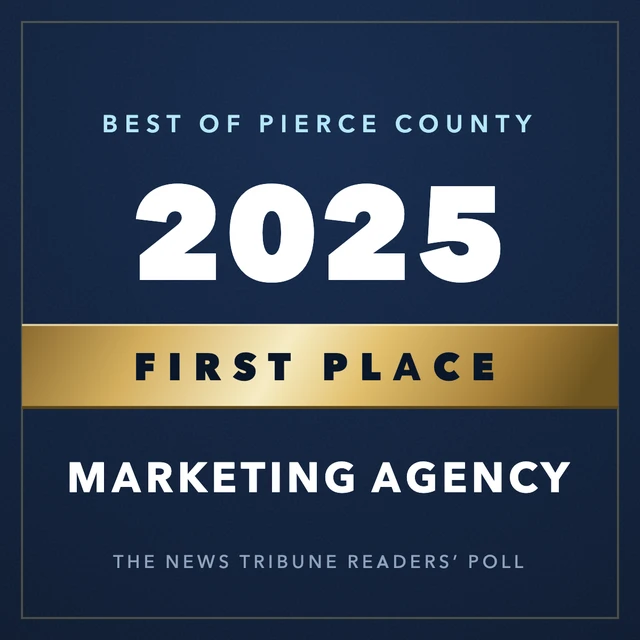 First Place, Marketing Agency, Best of Pierce County 2025