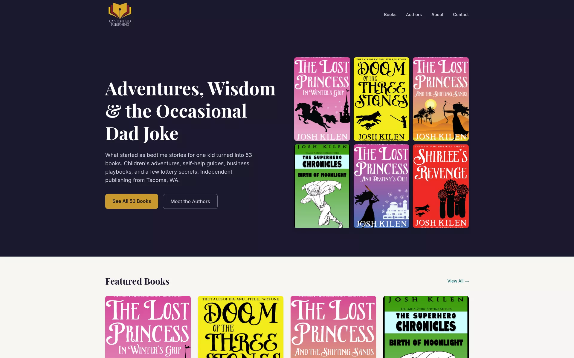 A Searchable Home for a 53-Book Catalog